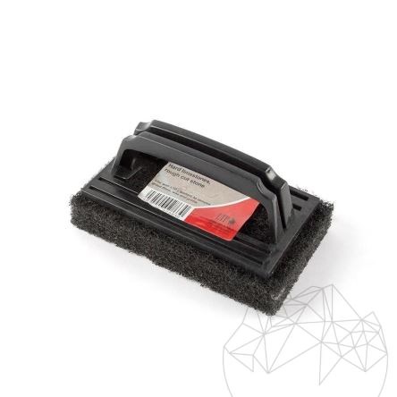 Pad emulgujący LTP Profesional Black z uchwytem - Pad do dużych obciążeń (usuwanie brudu, kleju, fug)