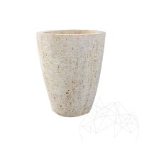 Ławka ogrodowa Romano Travertin Classic Natur, 60 x 50 x 50 cm