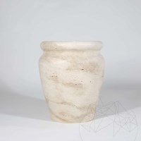 Wazon dekoracyjny Autograph-Rome Travertine Classic, 30 x 25 x 25 cm