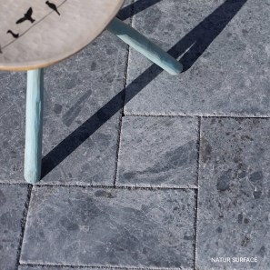 Ceppo Grey French Pattern Marble Set Brushed and Daltuit, 1,2 cm