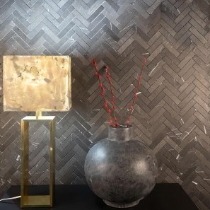 Wazon dekoracyjny Autograph-Venetia Marble Ceppo Grey, 30 x 30 x 30 cm