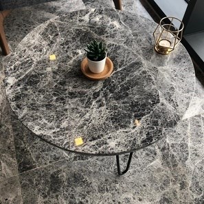 Kawałki specjalne Tundra Grey Polished Marble, 3 cm