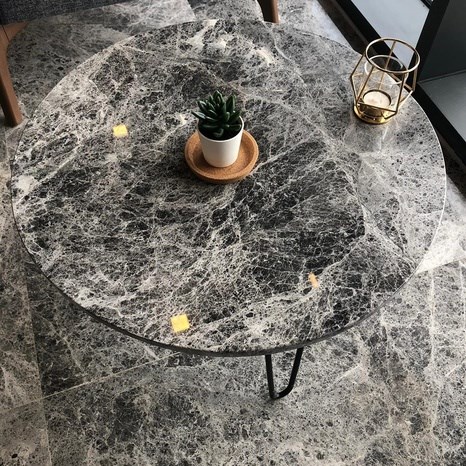 Kawałki specjalne Tundra Grey Polished Marble, 3 cm
