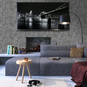 Mozaika Marmurowa Ceppo Grey Chevron Mata
