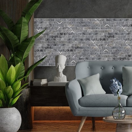Marmur Pietra Grey Scapitata, 20 x 5 x 2 cm