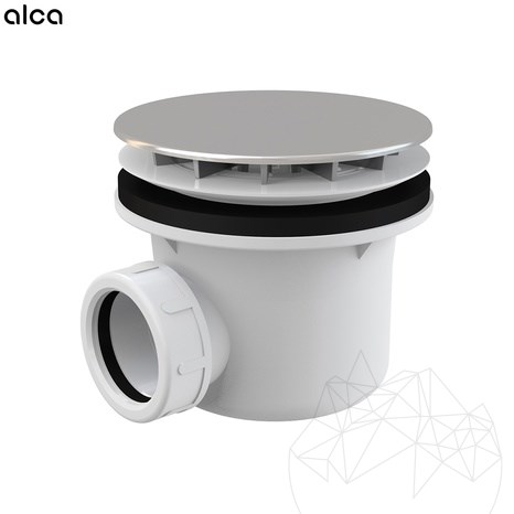 Syfon wannowy Alca Plast, chromowany