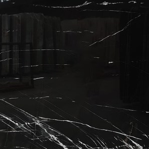 Alexander Black Polisata Marble Slab, 2 cm