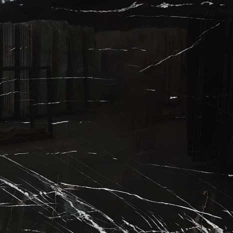 Alexander Black Polisata Marble Slab, 2 cm