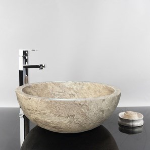 Umywalka łazienkowa Matia Latte Trawertyn RS-5 42 x 15 cm