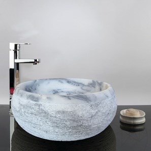 Umywalka łazienkowa Matia Ocean Blue Marmur RS-24