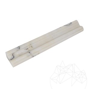 Bagheta M17 Marmura Calacatta Lilac, 4,8 x 30,5 cm