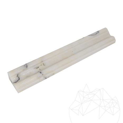 Bagheta M17 Marmura Calacatta Lilac, 4,8 x 30,5 cm
