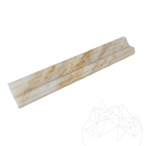Bagheta M17 Marmura Arabescato Oro, 4,8 x 30,5 cm