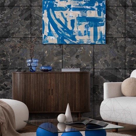 Labradorit Extra Blue AquaStorm, 60 x 60 x 2 cm