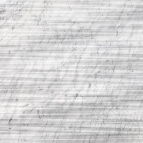 Carrara White Flute Design  Płyta 2CM