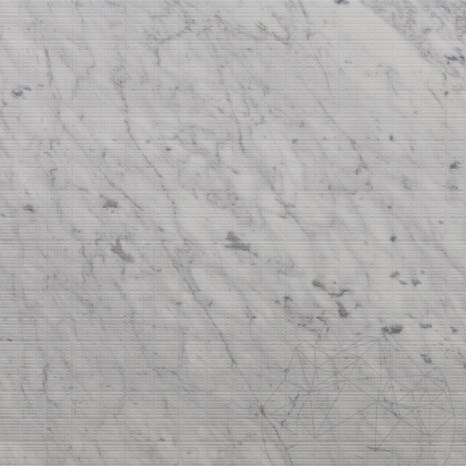 Carrara White Canvas Design  Płyta 2CM
