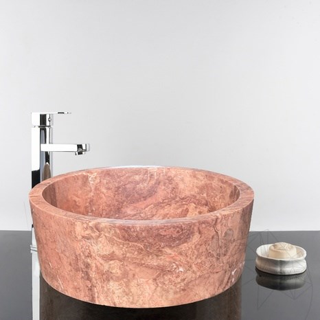 Umywalka łazienkowa Matia Red Opium Travertine RS-12 