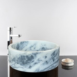 Umywalka łazienkowa Matia Ocean Blue Marmur RS-22