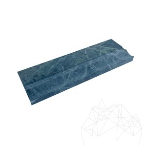 Listwa Teos z zielonego marmuru M10, 10 x 30.5 x 2 cm