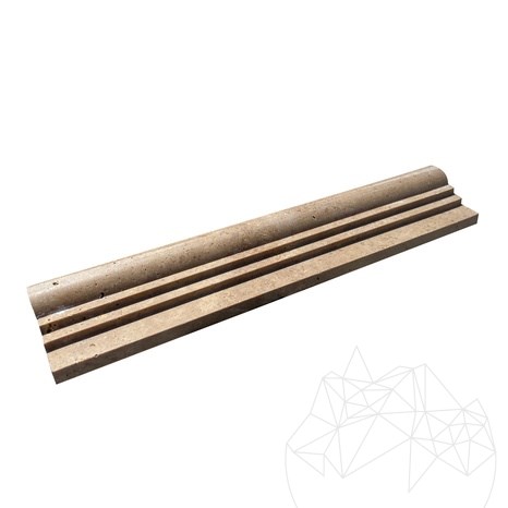 Listwa trawertynowa Noce M7 2.5 x 6 x 30.5 cm