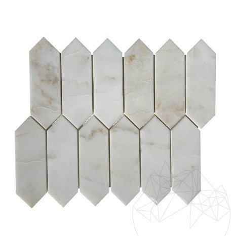Arabescato Oro Marmur Polerowany Kolumnowy Mozaika 30.5 x 28 cm