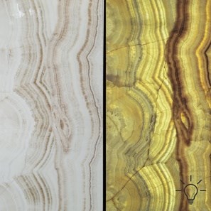 Płyta Onyx Bianco Vein Cut Polished, 2 cm