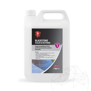 LTP Profesional BLACKSTONE, ekologiczny środek impregnujący do renowacji okładzin zewnętrznych, do kamienia naturalnego, 5 L