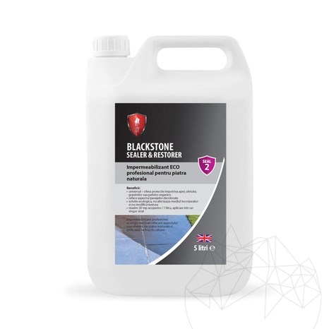 LTP Profesional BLACKSTONE, ekologiczny środek impregnujący do renowacji okładzin zewnętrznych, do kamienia naturalnego, 5 L